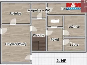 Pronájem kanceláře, Ostrava - Pustkovec, Pustkovecká, 270 m2