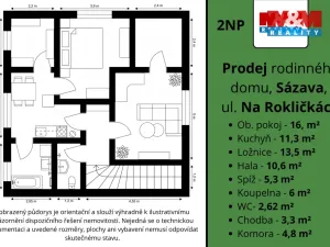 Prodej rodinného domu, Sázava, Na Rokličkách, 145 m2