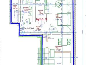 Pronájem bytu 2+1, Mariánské Lázně - Úšovice, Palackého, 57 m2
