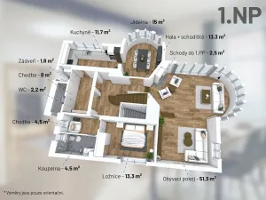 Prodej ubytování, Mnichovice, Skuhrovecká, 591 m2