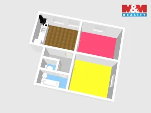 Pronájem bytu 3+kk, Ronov nad Doubravou, Zámecká, 84 m2