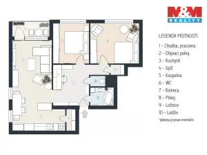 Prodej bytu 3+kk, Nymburk, Jurije Gagarina, 70 m2