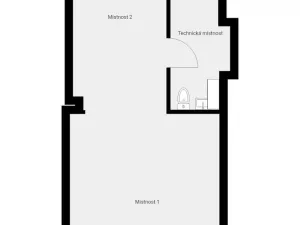 Pronájem obchodního prostoru, Hronov, Hostovského, 50 m2