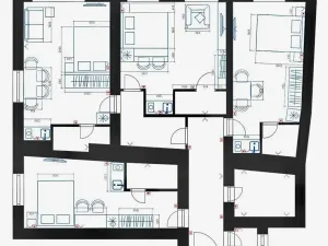 Prodej bytu 4+kk, Praha - Nové Město, náměstí I. P. Pavlova, 115 m2