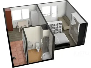 Prodej bytu 1+1, Písek, třída Přátelství, 38 m2