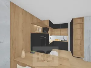 Pronájem bytu 2+kk, Praha - Čimice, Hrašeho, 53 m2