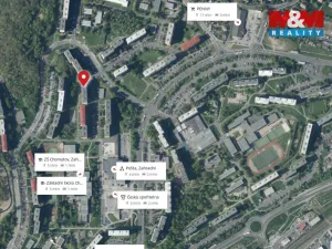 Pronájem bytu 2+1, Chomutov, Skalková, 52 m2