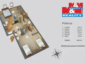 Prodej chalupy, Labská Stráň, 129 m2