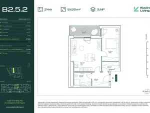 Prodej bytu 2+kk, Kladno, Pražská, 48 m2