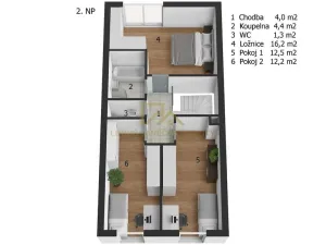 Prodej rodinného domu, Hůry, Adamovská, 112 m2