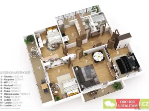 Prodej bytu 4+1, Praha, Pod cihelnou, 110 m2