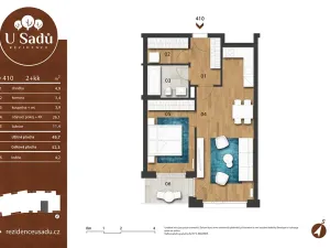 Prodej bytu 2+kk, Hradec Králové, Na Střezině, 52 m2