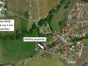 Prodej pozemku pro bydlení, Úsilné, 983 m2