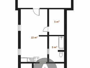 Prodej rodinného domu, Šitbořice, Přátelství, 53 m2