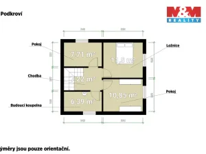 Prodej rodinného domu, Úherce, 85 m2