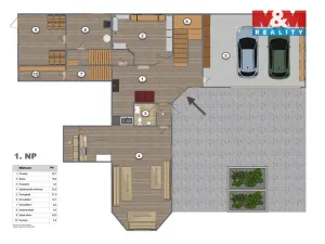 Prodej rodinného domu, Blatno - Mezihoří, 384 m2