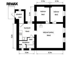 Pronájem bytu 3+1, Zákolany, 75 m2
