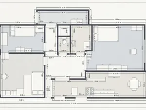 Prodej bytu 4+1, Praha - Troja, Hnězdenská, 83 m2