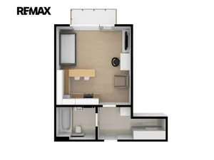 Pronájem bytu 1+kk, Plzeň, V Zahrádkách, 39 m2