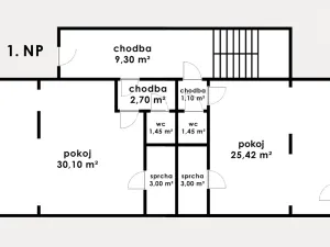Prodej ubytování, Most, 312 m2