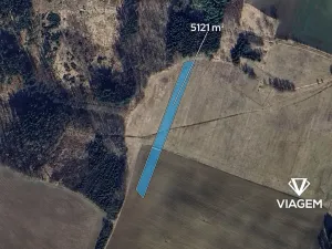 Prodej pole, Mlázovice, 5121 m2