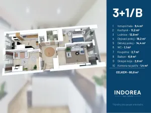 Prodej bytu 3+1, Praha - Nusle, Nuselská, 70 m2