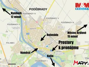 Pronájem obchodního prostoru, Poděbrady, Palackého, 42 m2