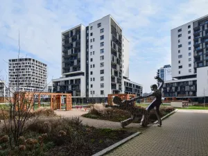 Pronájem bytu 1+kk, Praha - Modřany, Mezi vodami, 39 m2