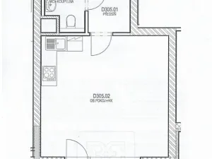 Pronájem bytu 1+kk, Praha - Uhříněves, U uhříněveské obory, 32 m2