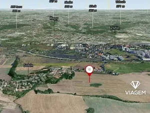 Prodej podílu pozemku pro bydlení, Praha - Sobín, 4933 m2