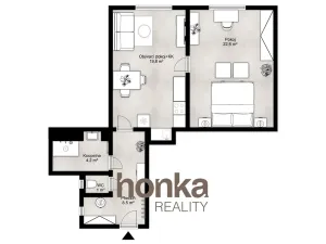 Pronájem bytu 2+kk, Praha - Holešovice, Dělnická, 50 m2