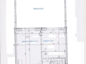 Pronájem bytu 2+kk, Brno, Nad Přehradou, 50 m2