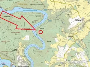 Prodej podílu zahrady, Krňany, 446 m2