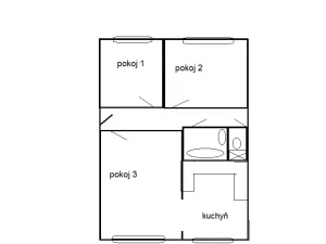 Prodej bytu 3+1, Teplice, Hlávkova, 54 m2