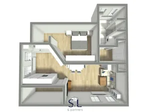 Pronájem bytu 2+kk, Nový Bor, Jiráskova, 57 m2