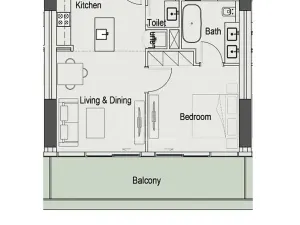 Prodej bytu 2+kk, Dubaj, Spojené arabské emiráty, 73 m2