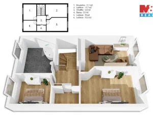 Prodej rodinného domu, Praha - Modřany, Vojtova, 277 m2