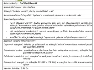 Prodej pozemku pro bydlení, Libina, 1382 m2