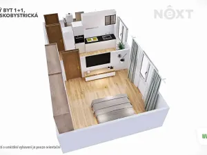 Prodej bytu 1+1, Šumperk, Banskobystrická, 38 m2