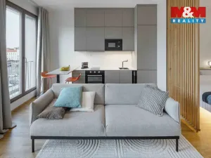 Pronájem bytu 1+kk, Praha - Smíchov, Toyen, 38 m2