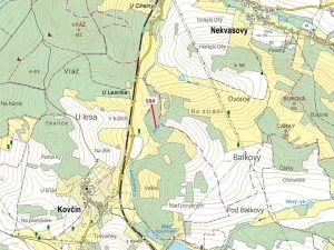 Dražba lesa, Kovčín, 2657 m2