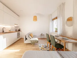 Pronájem bytu 1+kk, Praha - Hlubočepy, Chlupáčova, 29 m2