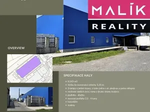 Pronájem skladu, Aš, 8243 m2