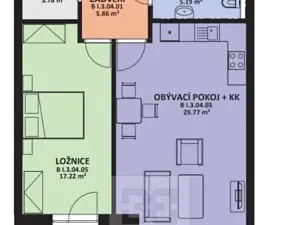 Pronájem bytu 2+kk, Poděbrady, Máchova, 65 m2