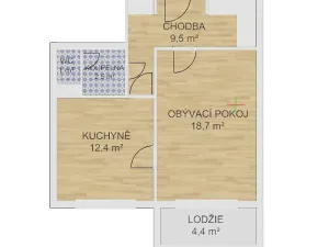 Prodej bytu 1+1, Zlín, L. Váchy, 48 m2