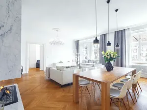 Prodej bytu 4+kk, Praha - Bubeneč, Puškinovo náměstí, 147 m2