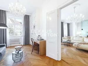 Prodej bytu 4+kk, Praha - Bubeneč, Puškinovo náměstí, 147 m2