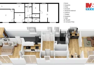 Prodej rodinného domu, Jáchymov, třída Dukelských hrdinů, 94 m2