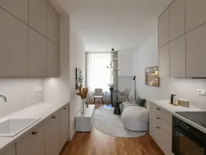 Prodej bytu 2+kk, Praha - Smíchov, Radlická, 37 m2