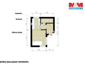 Pronájem chaty, Hlásná Třebaň, Rovinská, 22 m2